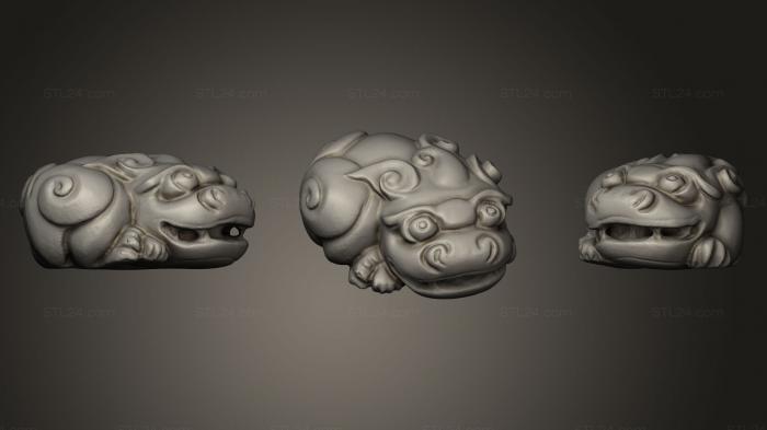 Miscellaneous figurines and statues (Pixiu ornaments, STKR_0356) 3D models for cnc